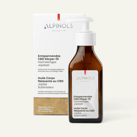 Huile corporelle CBD à l'huile de jojoba de haute qualité